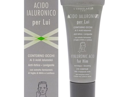 Hyaluronic Anti-Fatigue Smoothing Eye Contour by LErbolario for Men - 0.5 oz Gel For Discount