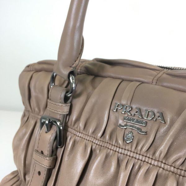 Prada Nappa Gaufre Handle Bag For Discount