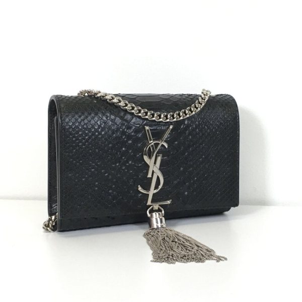 Saint Laurent Kate Python Tassel Bag Online now