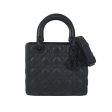 Dior Lady Dior Black Ultramatte Bag For Sale