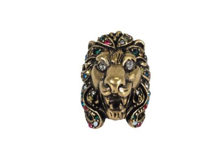 Gucci Lion Head Ring For Discount