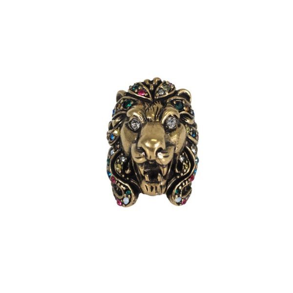 Gucci Lion Head Ring For Discount