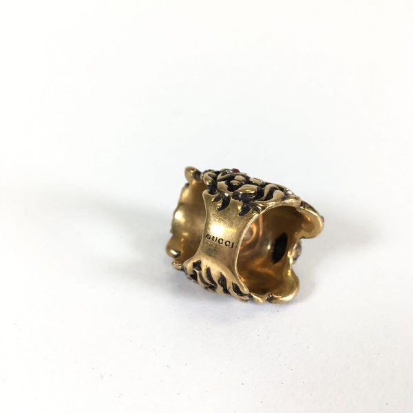 Gucci Lion Head Ring For Discount