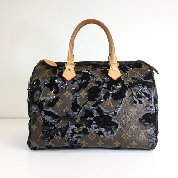 Louis Vuitton Fleur de Jais Speedy 30 For Cheap