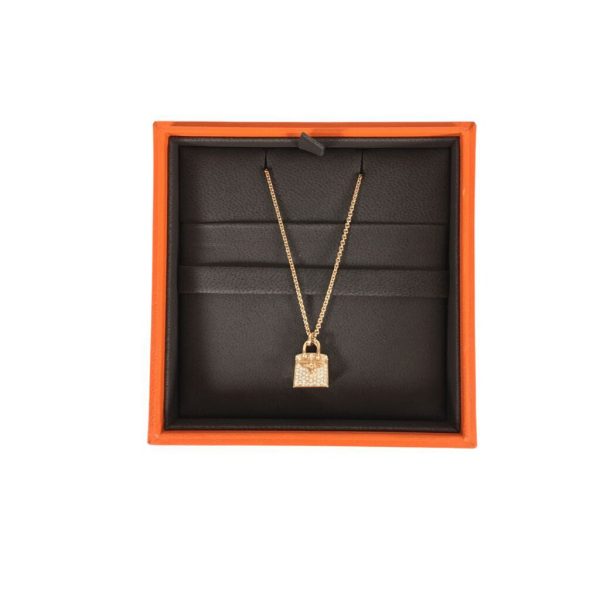 Hermes Kelly Diamond Necklace Online now