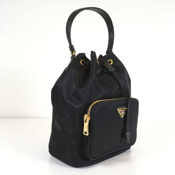 Prada Duet Re-Nylon Bucket Bag For Cheap