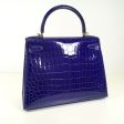 Hermès Shiny Nilo Kelly Blue Electric Fashion