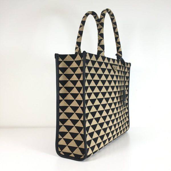 Prada Symbole Jacquard Tote Sale