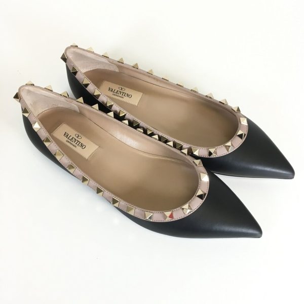 Valentino Rockstud Flats size 36.5 Hot on Sale