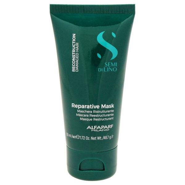 Semi Di Lino Reconstruction Reparative Mask by Alfaparf Milano for Unisex - 1.72 oz Masque Online