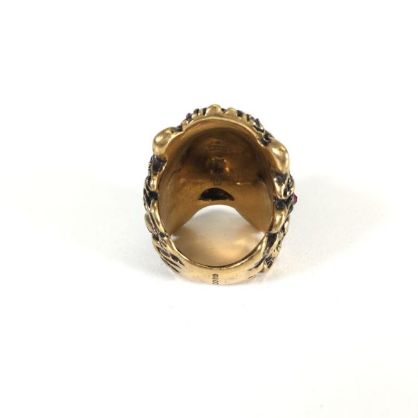 Gucci Lion Head Ring For Discount