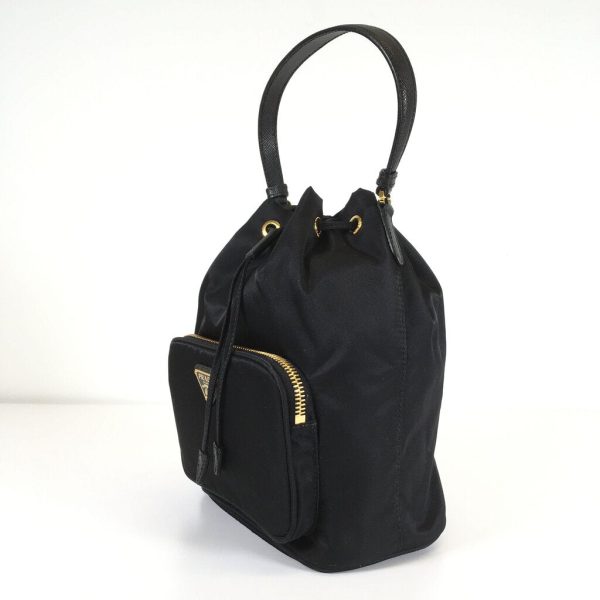 Prada Duet Re-Nylon Bucket Bag For Cheap