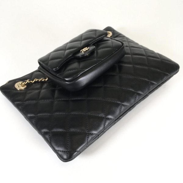 Chanel Case with Square Flap Bag For Discount