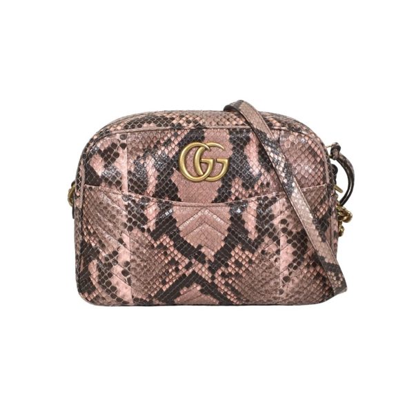 Gucci Python Marmont Camera Bag Online Sale