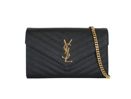 Saint Laurent (YSL) Matelasse Wallet on Chain Online