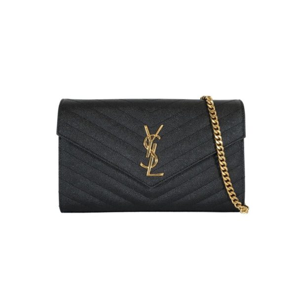 Saint Laurent (YSL) Matelasse Wallet on Chain Online