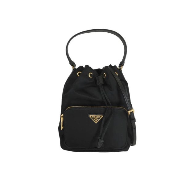 Prada Duet Re-Nylon Bucket Bag For Cheap