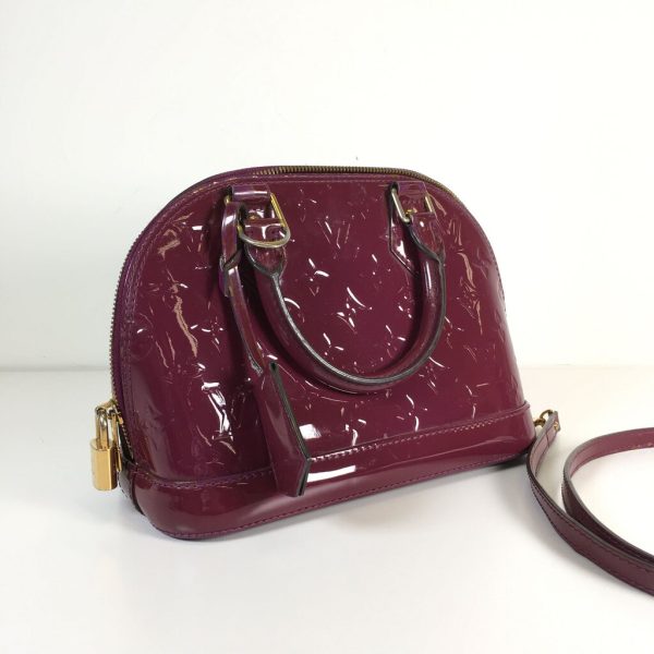 Louis Vuitton Alma BB Vernis Purple Sale