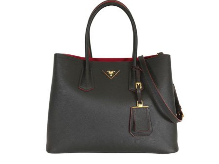 Prada Saffiano Double Cuir Discount