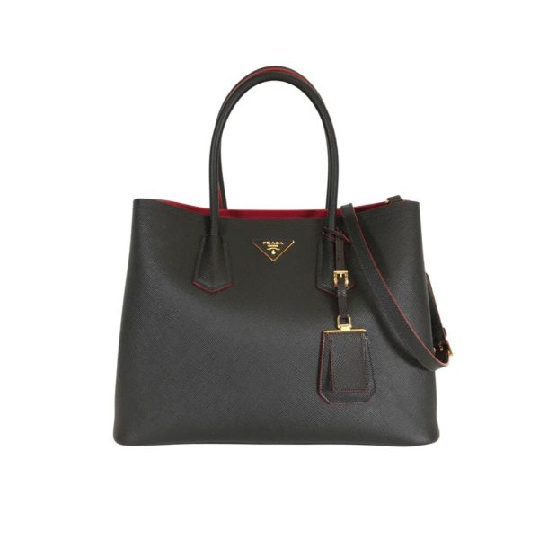 Prada Saffiano Double Cuir Discount