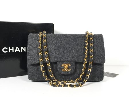 Chanel Vintage Tweed Flap Online now