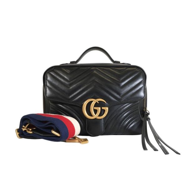 Gucci Marmont Top Handle Fashion