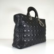 Dior Lady Dior Large Tote Black shw Online Hot Sale