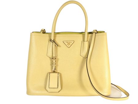 Prada Saffiano Double Cuir Tote For Cheap