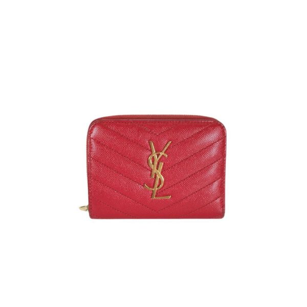 Saint Laurent Compact Wallet For Discount