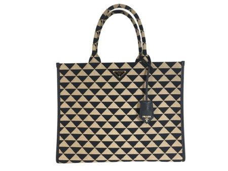 Prada Symbole Jacquard Tote Sale