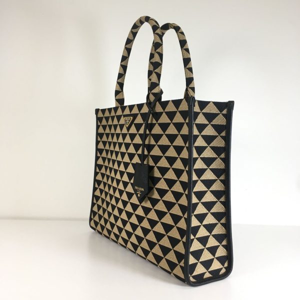 Prada Symbole Jacquard Tote Sale