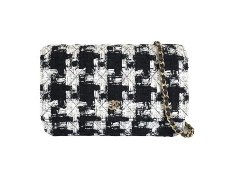 Chanel Houndstooth Wallet On Chain Fashion