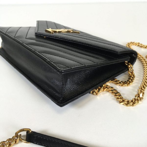 Saint Laurent (YSL) Envelope Chain Wallet Bag Online Sale