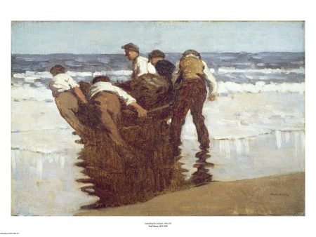 Launching the Currach Art Print For Sale