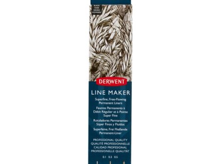 Derwent Line Maker Black - 3pk on Sale