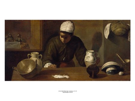 Kitchen Maid with the Supper at Emmaus Art Print For Discount