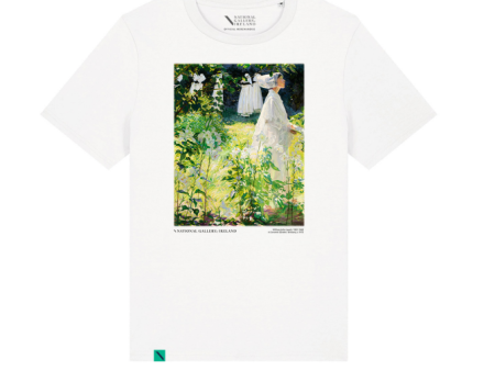 Convent Garden White T-Shirt Hot on Sale