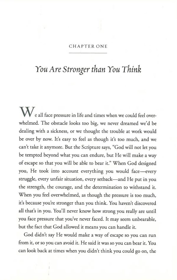 You Are Stronger Than You Think Hot on Sale