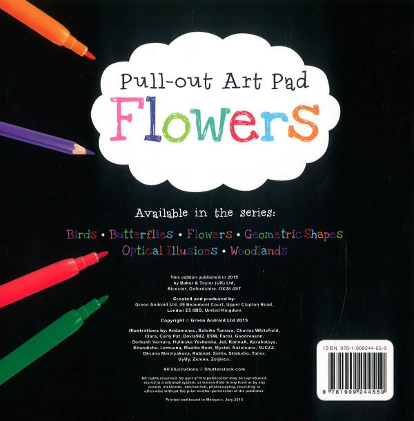 Pull Out Art Pad Flowers For Discount